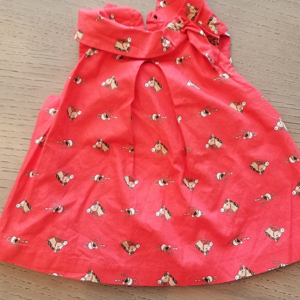 Janie and Jack sleeveless horse blouse